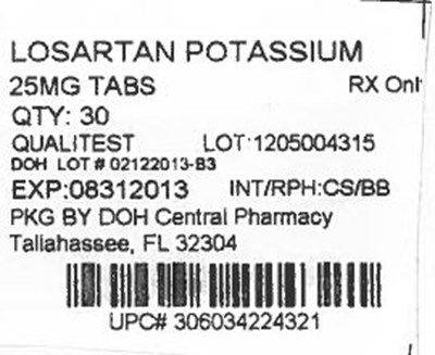 Label Image for 25mg - 25mg qualitest